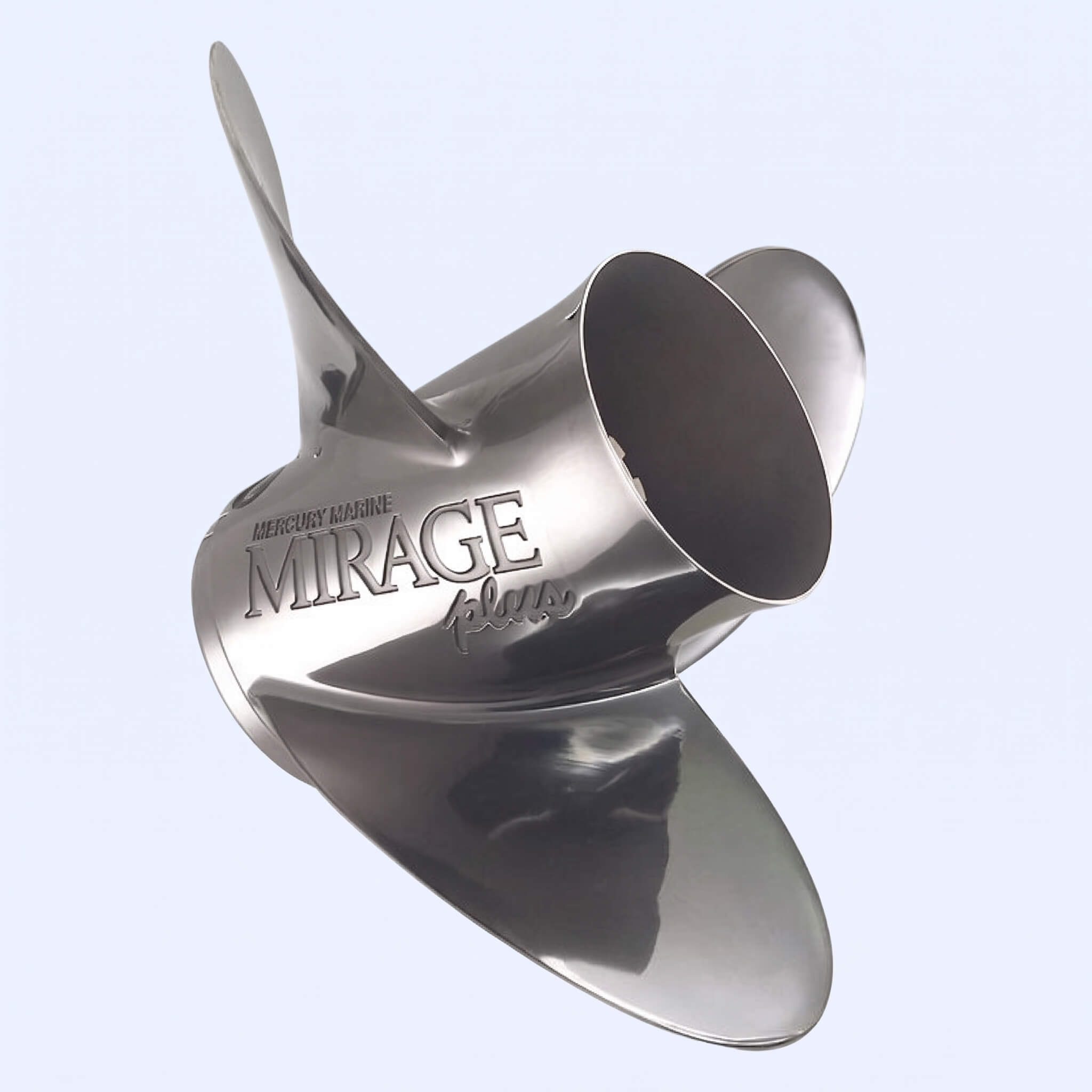 Мощный стальной винт Mercury Mirage Plus из нержавеющей стали